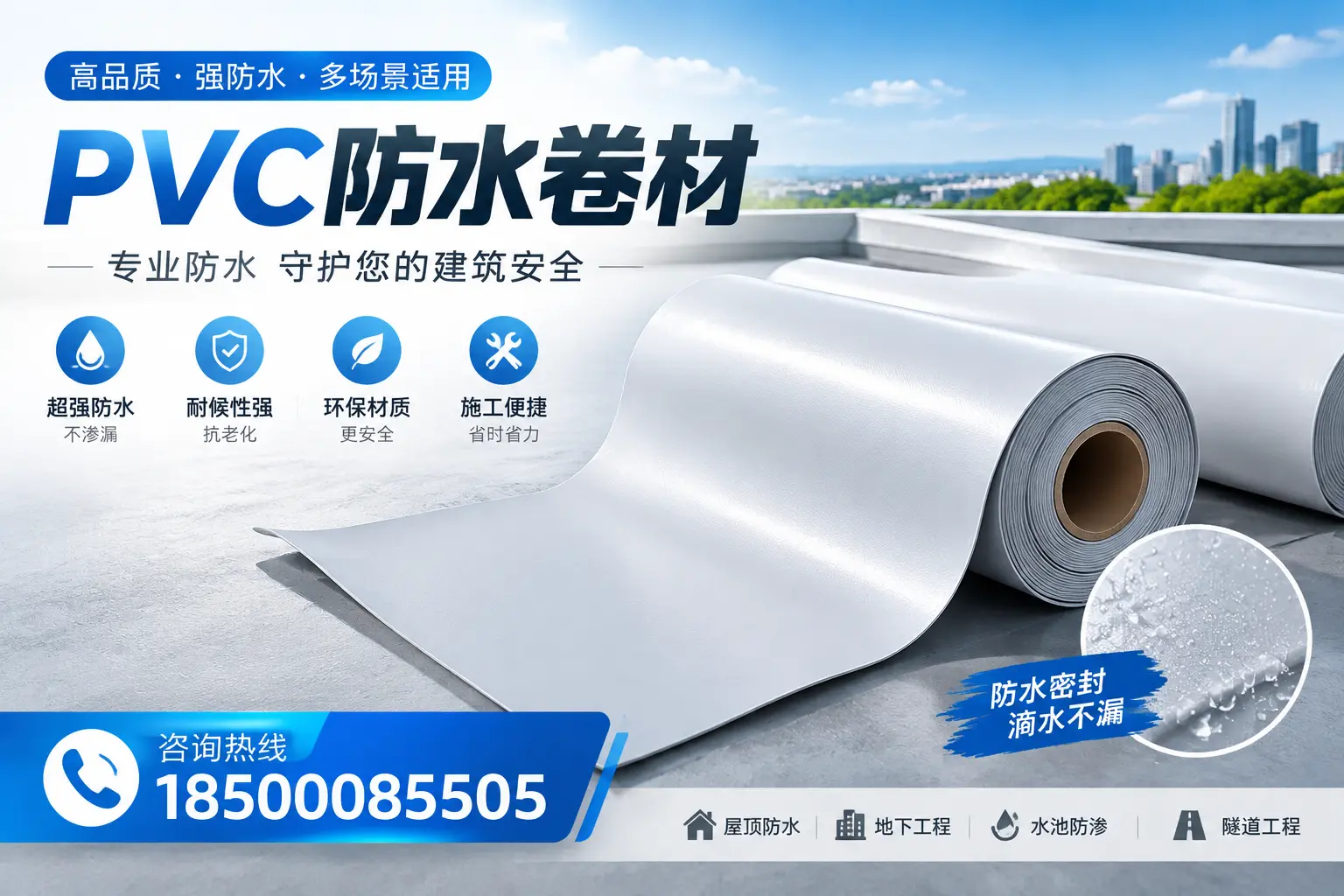 PVC防水卷材的市场竞争分析，嘉峪关品牌选择参考